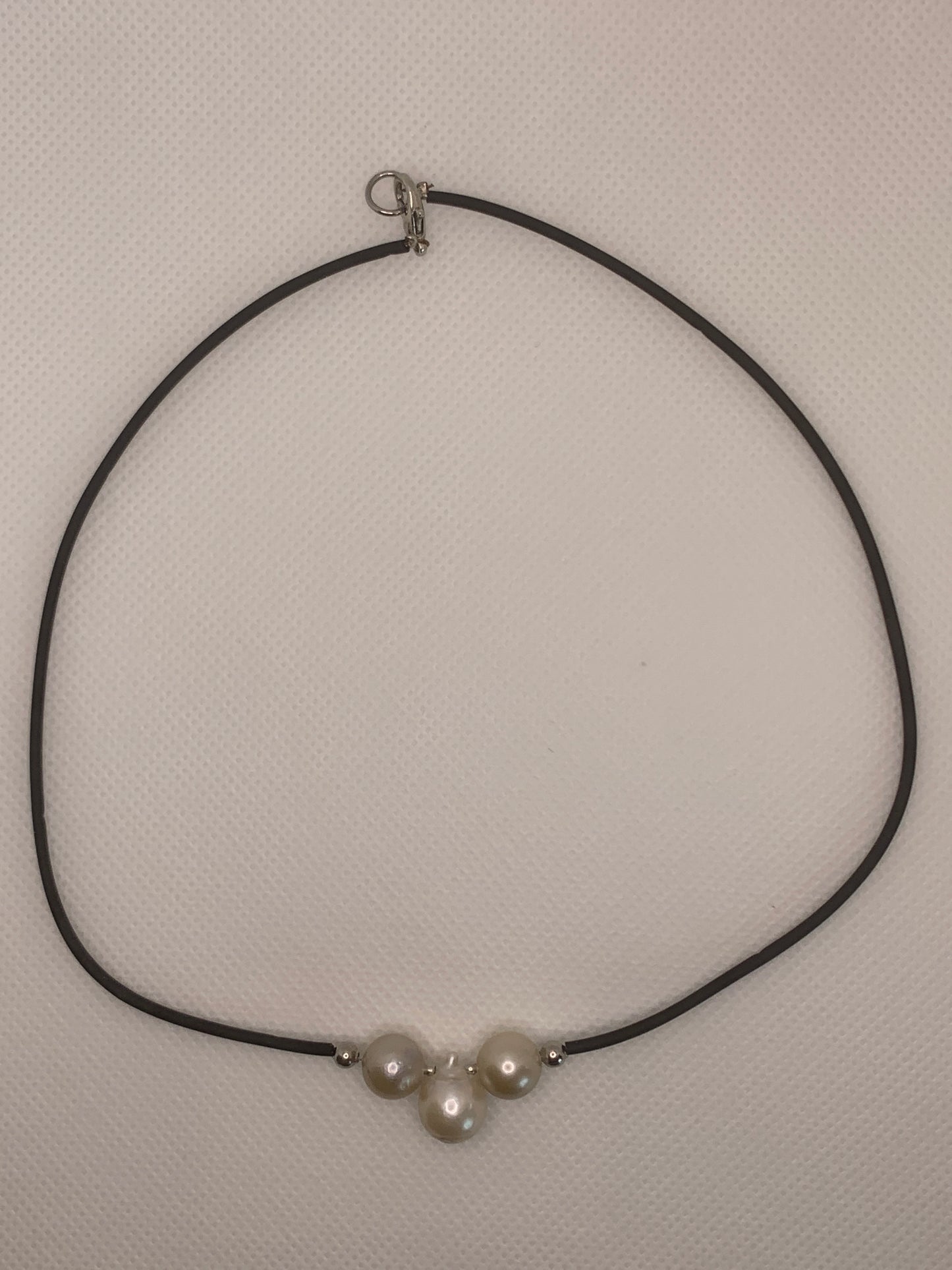 Collier Raie Nacre et Pierres Véritables