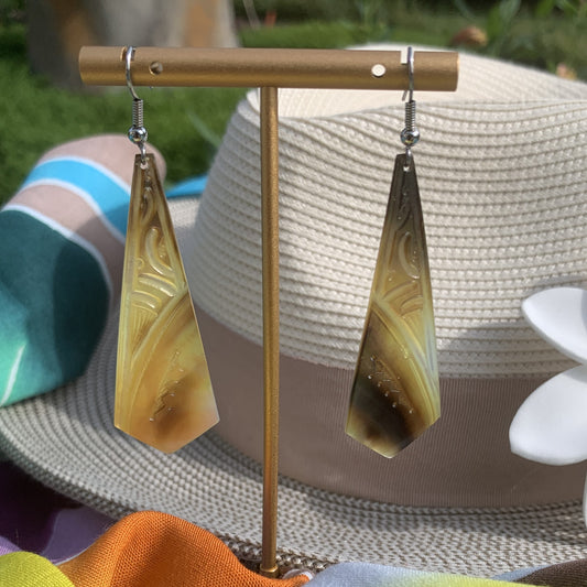 Boucles d'Oreilles Dent de Requin